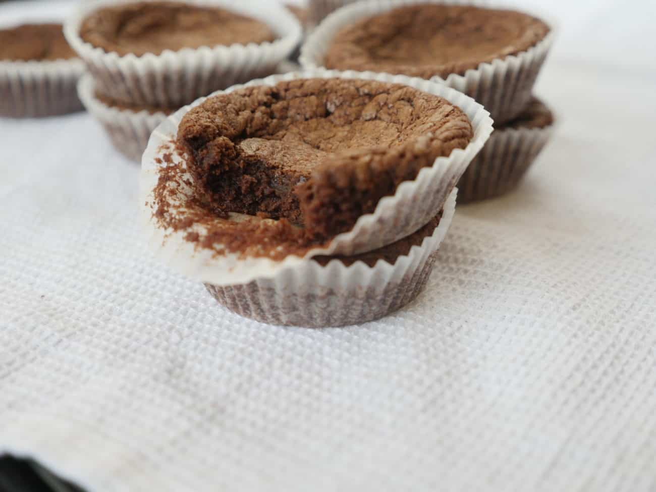 Kladdiga browniemuffins