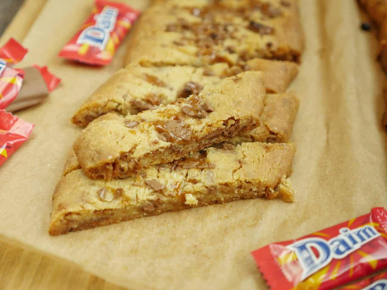 Knäckiga daimsnittar