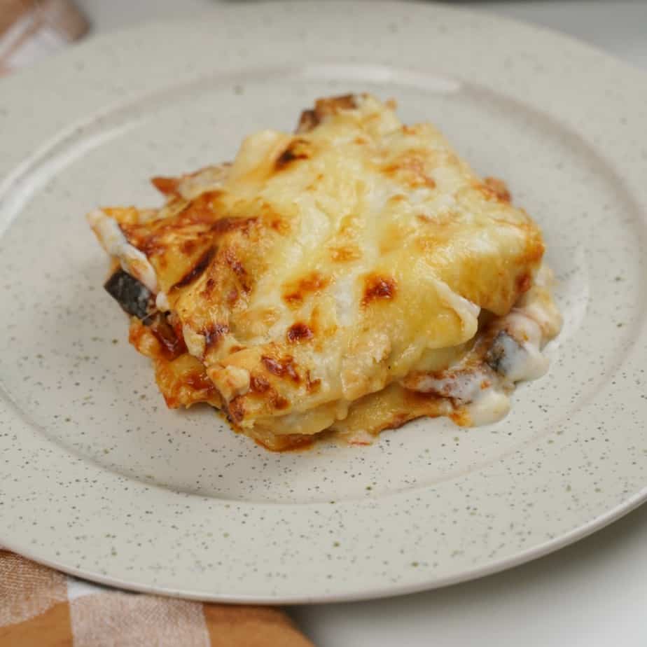 Enkel och god vegetarisk lasagne 
