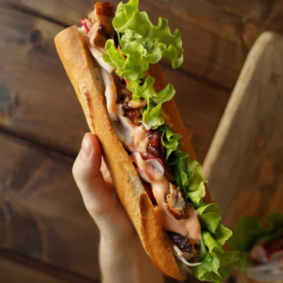 Banh mi med kyckling