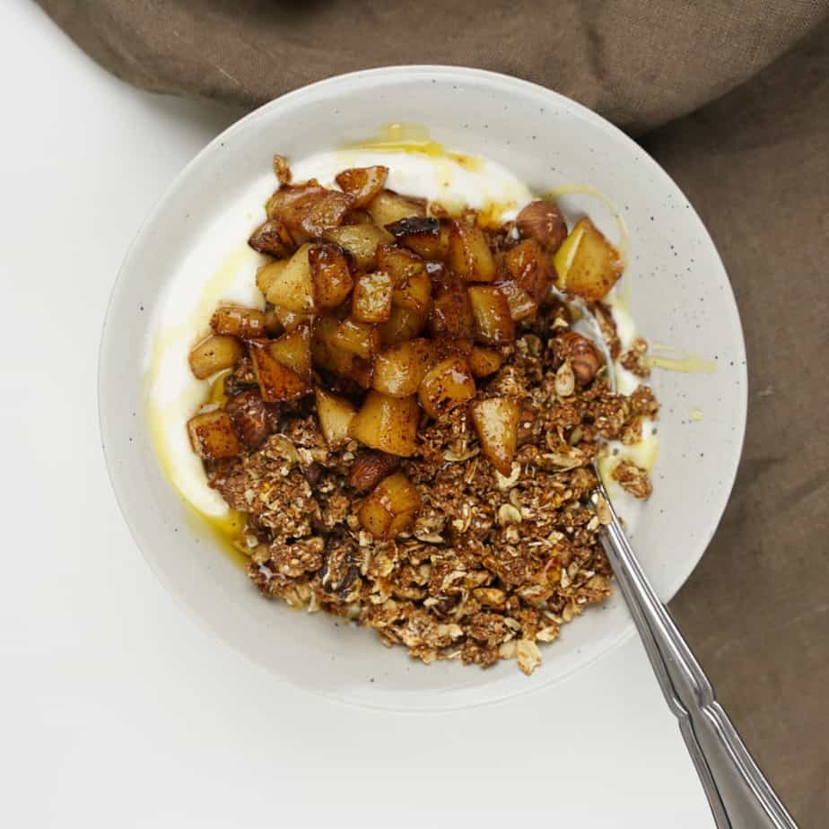 Jordnötsmörsbakad granola god nötssmörsbaskad granola Matinspo.se