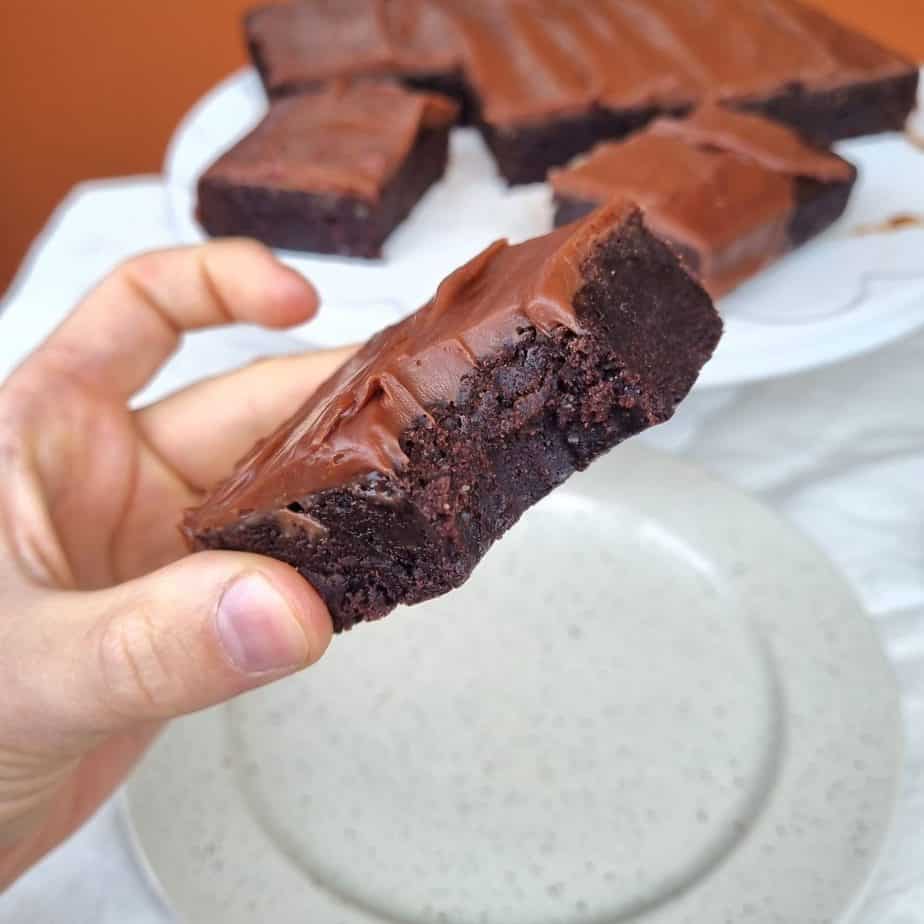 Fudge brownie - segmjuka brownies med mjölkchokladganache