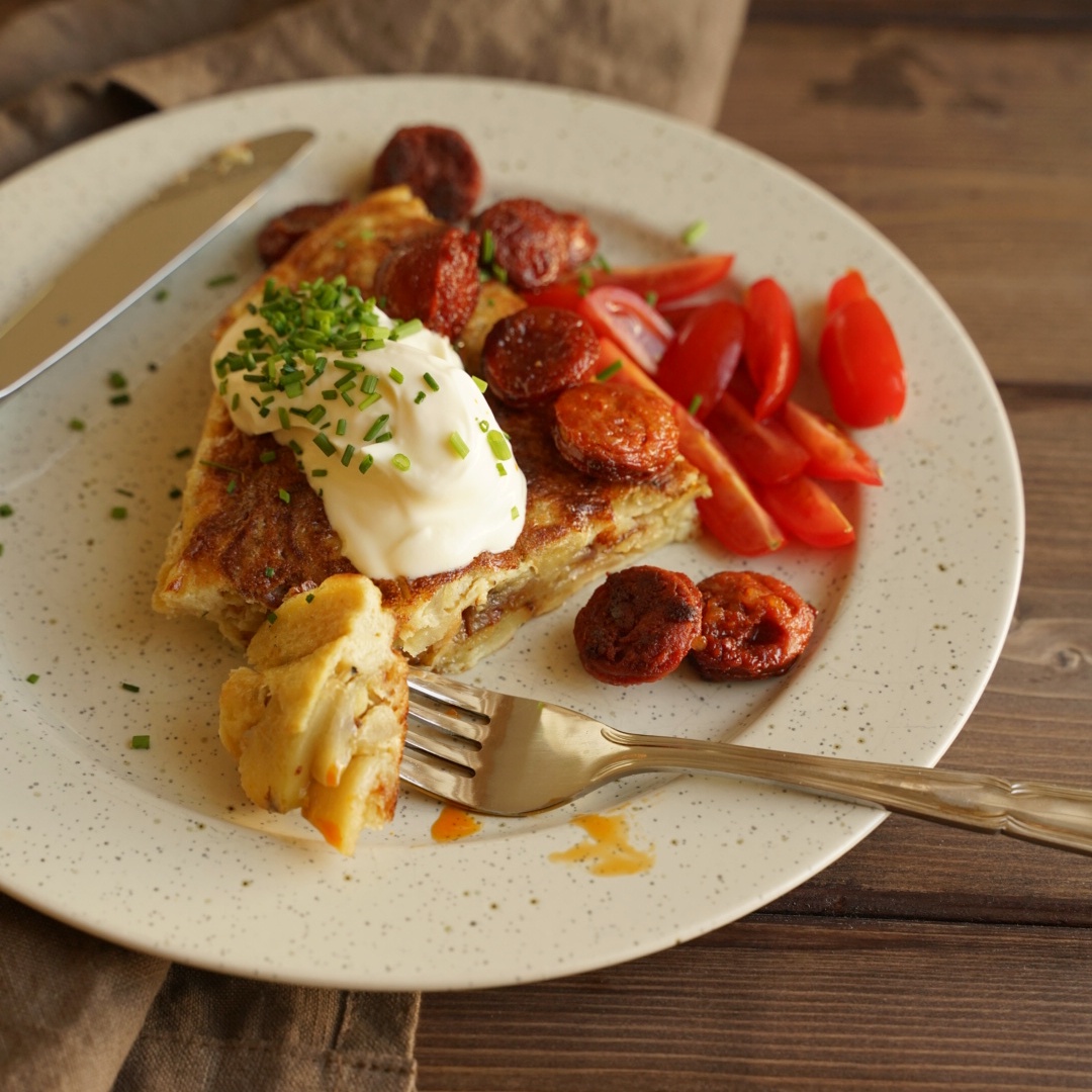 Spansk tortilla – potatisomelett