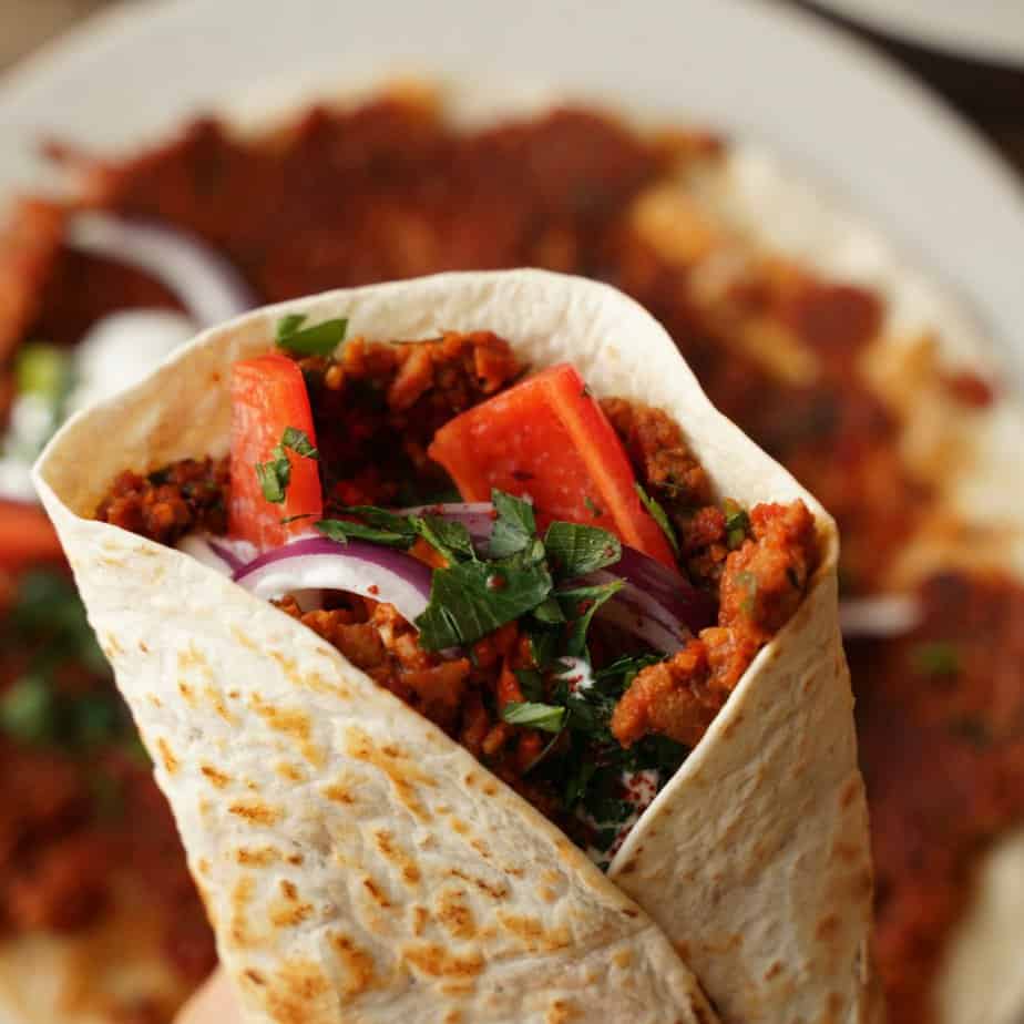 Lahmacun wrap